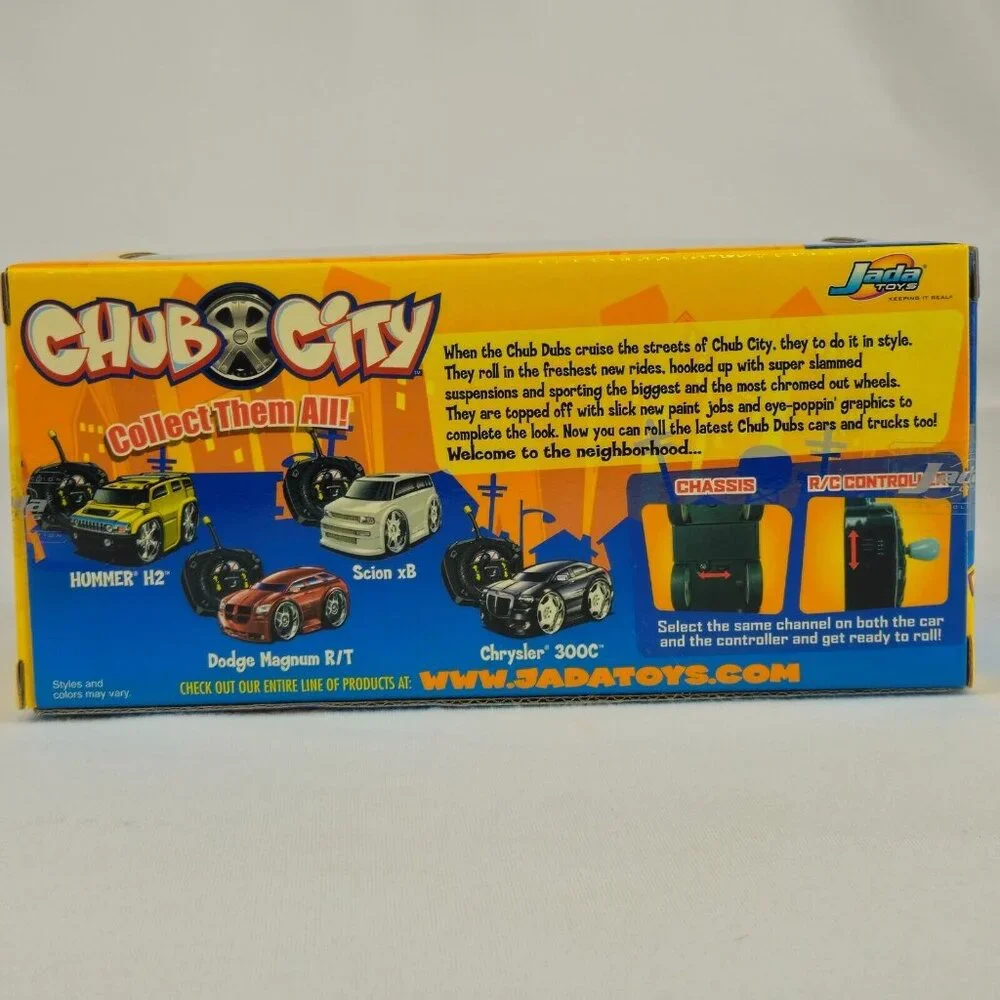 Chub City - RC Radio Control Car / Hummer H2 - Yellow by Jada Toys -90398 (K202)